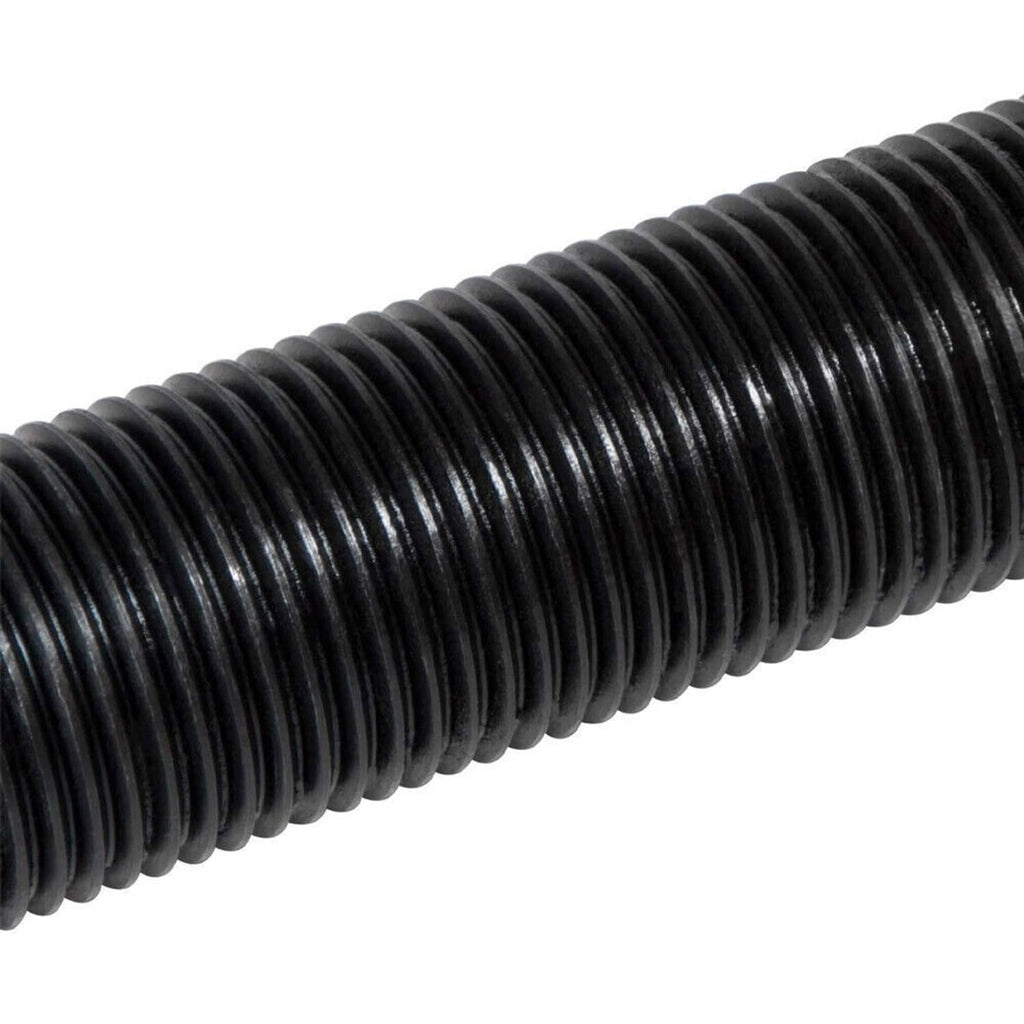 Close-up of black threaded barrel on clutch puller remover tool