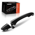 Front passenger exterior door handle, primed black with mounting bracket