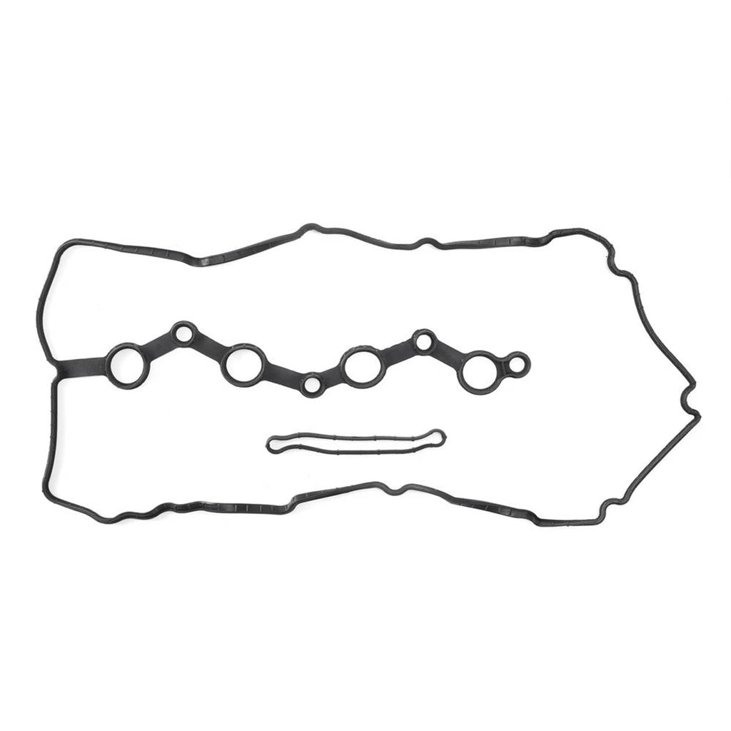 Black valve cover gasket outline set with small O-ring style seals