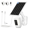 7W solar panel charger with wall mount for Ring outdoor camera, cable included