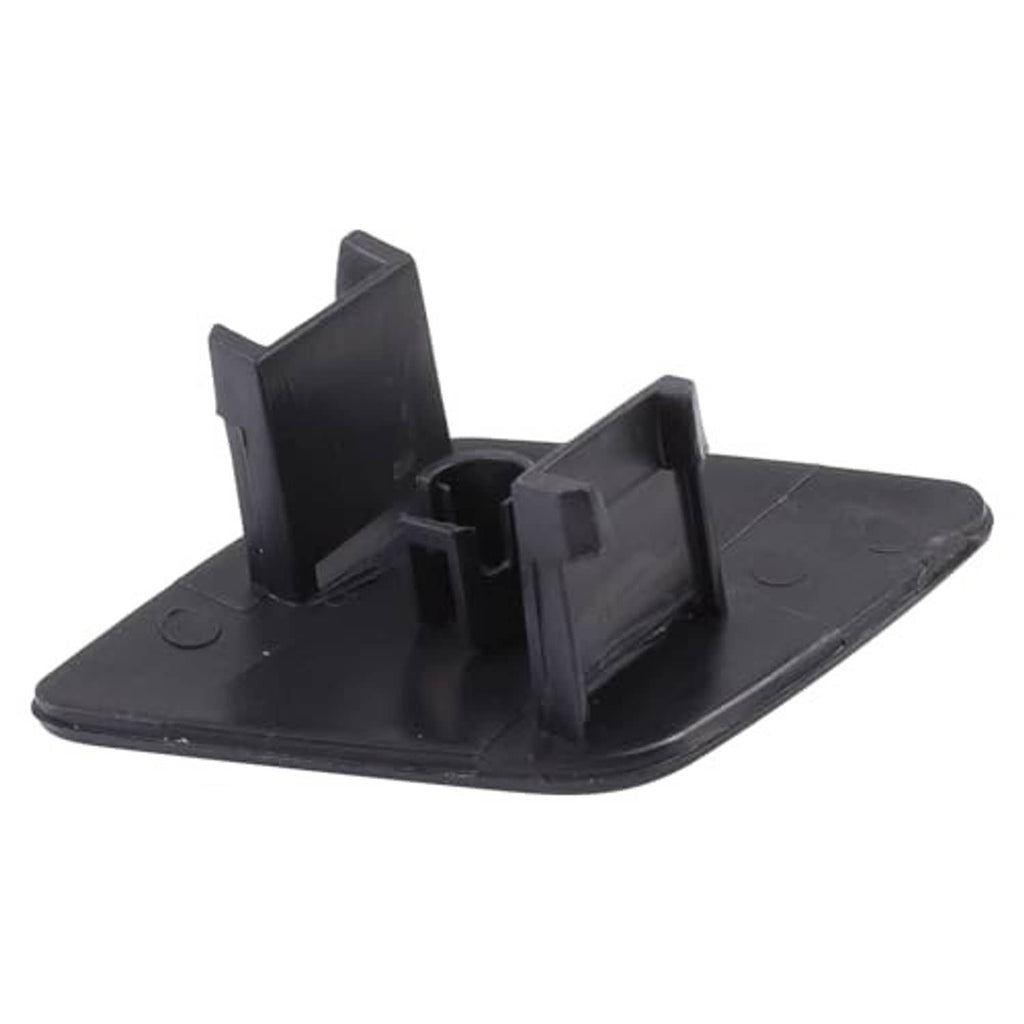 Headlight washer nozzle cover pair showing underside mounting clips