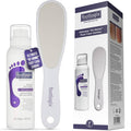 Foot callus softener spray and stainless-steel foot file set with box