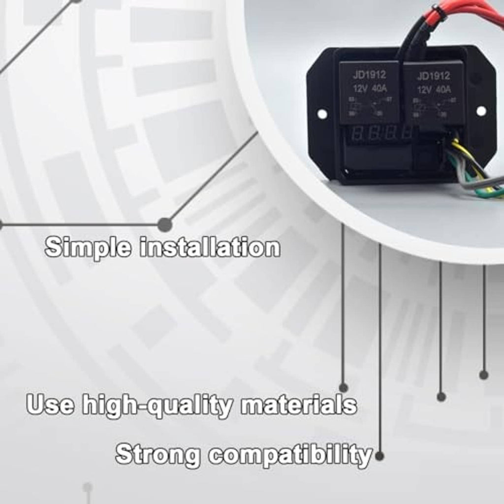 Radiator fan controller switch housing with wiring leads and multi-terminal block