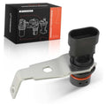 Crankshaft position sensor with mounting bracket and rubber seal, black housing