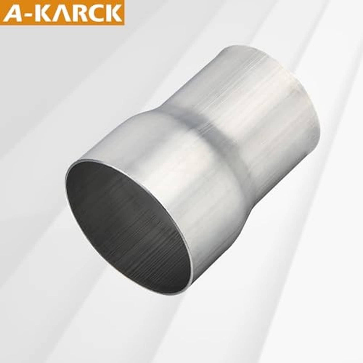 A-KARCK stainless exhaust reducer connector, smooth 4 in to 2.25 in transition