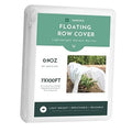 White floating row cover plant blanket, lightweight breathable garden barrier for frost