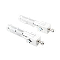 Silver folding CNC motorcycle foot pegs with textured grips and mounting bolts