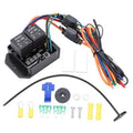 Digital DC12V radiator fan controller switch kit with display, wiring harness, connectors