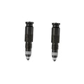 Synthetic rubber SV valve conversion set with two black click-in valve inserts