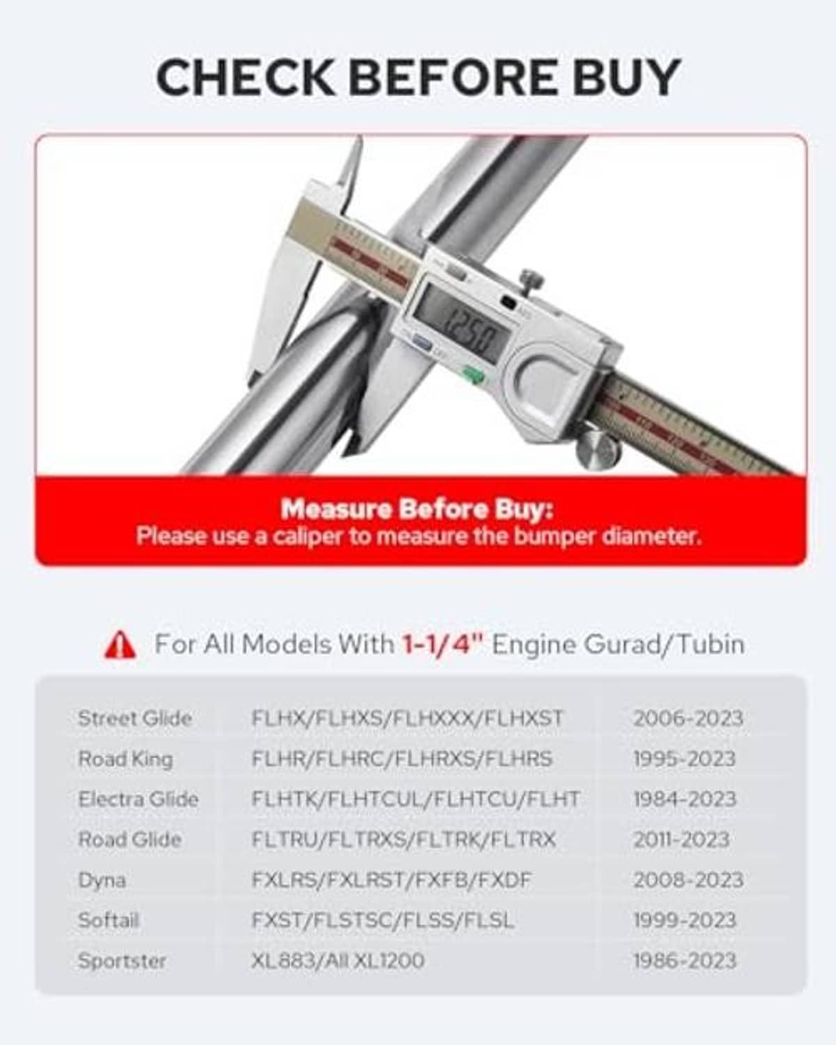 Stainless steel clamp style highway pegs with measuring caliper reference