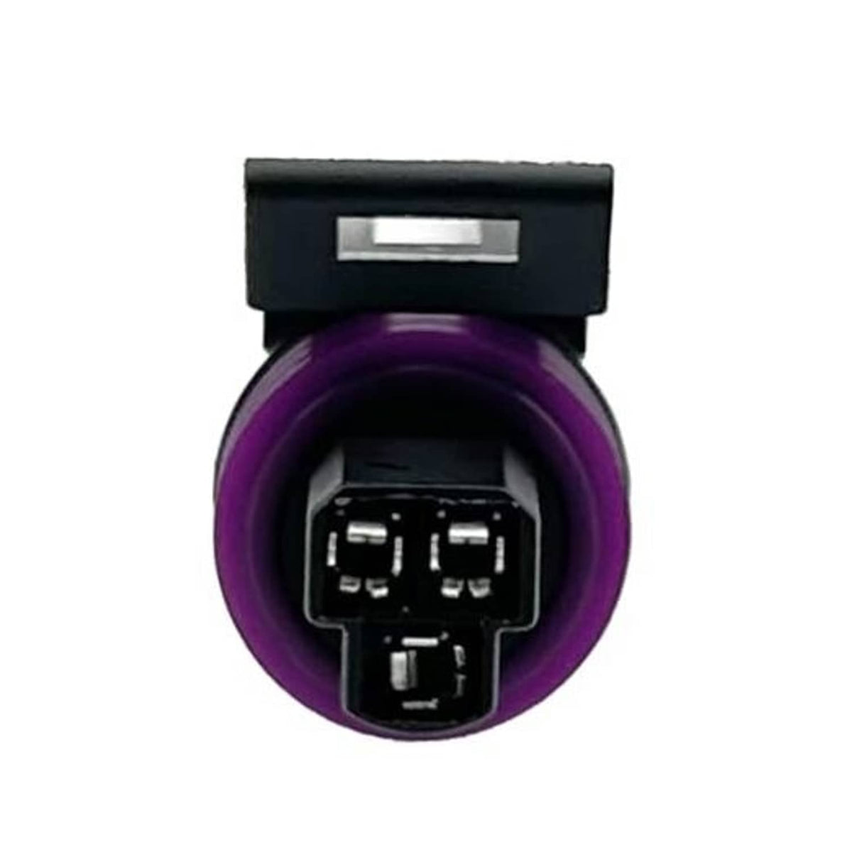 Throttle position sensor pigtail wiring connector with purple harness and 3-pin plug