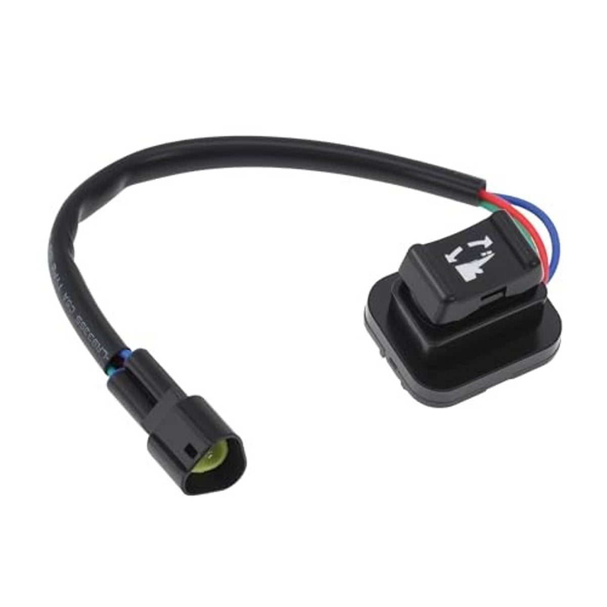 3-pin trim & tilt switch with black housing and multicolor lead wires