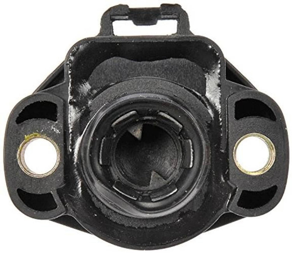 Throttle position sensor rear face with circular port and two metal mounting pads