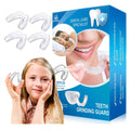 Kids mouth guard set, four clear EVA trays shown with matching box packaging