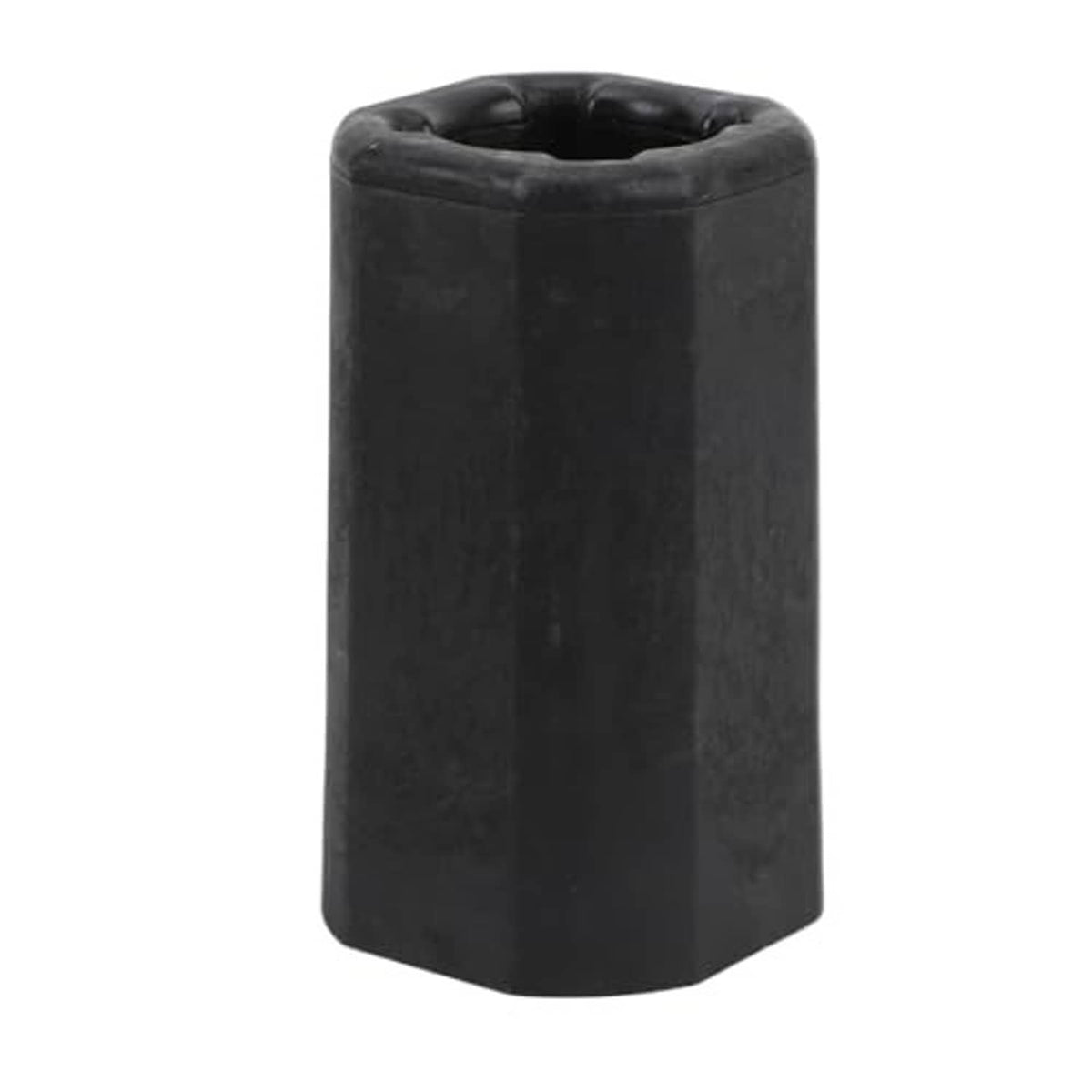 Black rubber propeller hub drive sleeve, smooth side view