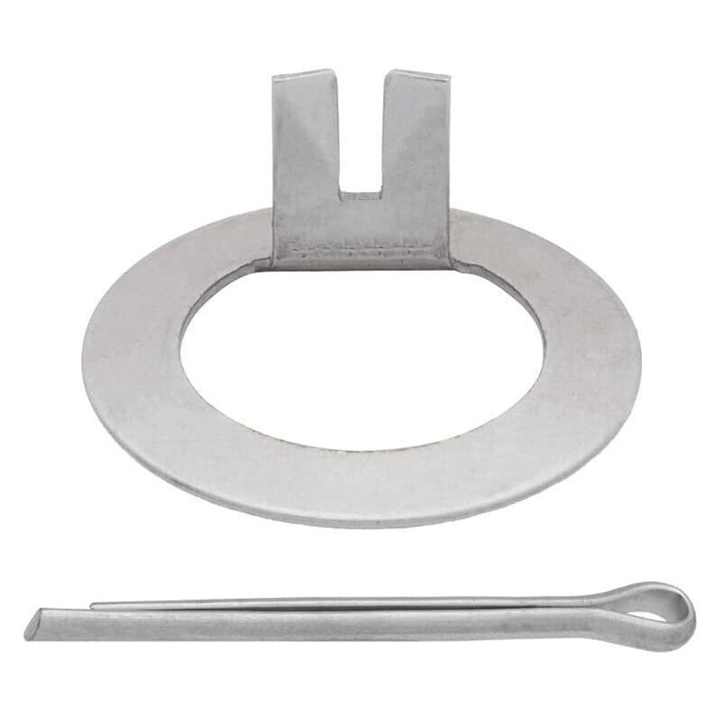 Grease seal and cotter pin with shaft washer for trailer bearing kit