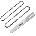 8-inch chainsaw replacement chain set with two chains and 8-inch guide bar