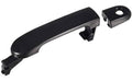 Black exterior door handle with mounting bracket for left front driver side