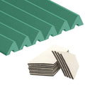 RivetOak Scott Edward Billiards K66 Rubber Bumpers Pool Table Rail Cushions 48", Green