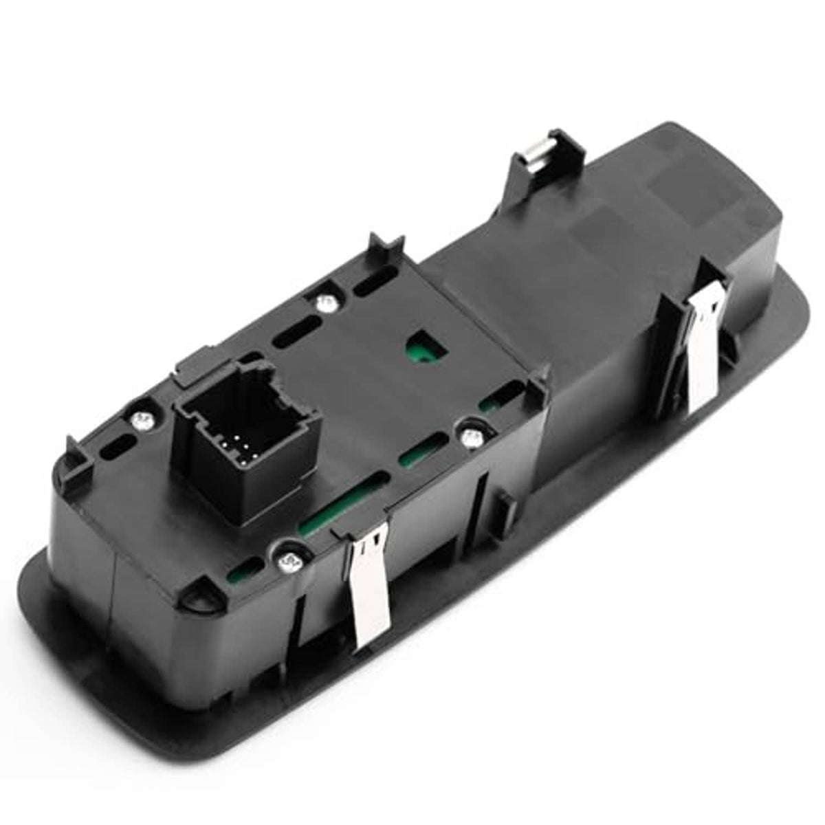 Power window switch internal module with connector ports and circuit board