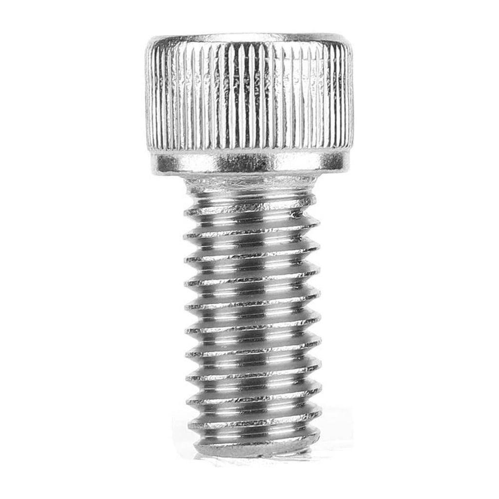 Silver threaded fitting with fluted hex head