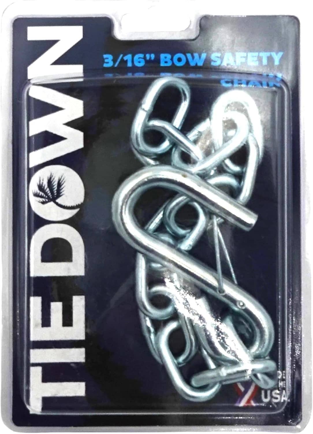 Boxed 3/16 in bow safety chain kit with 12 links