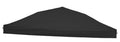 Black pop-up canopy top with peaked roof, 10 x 10 ft