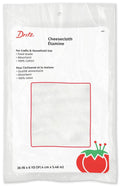 Food-grade cheesecloth roll in white, packaged in labeled bag
