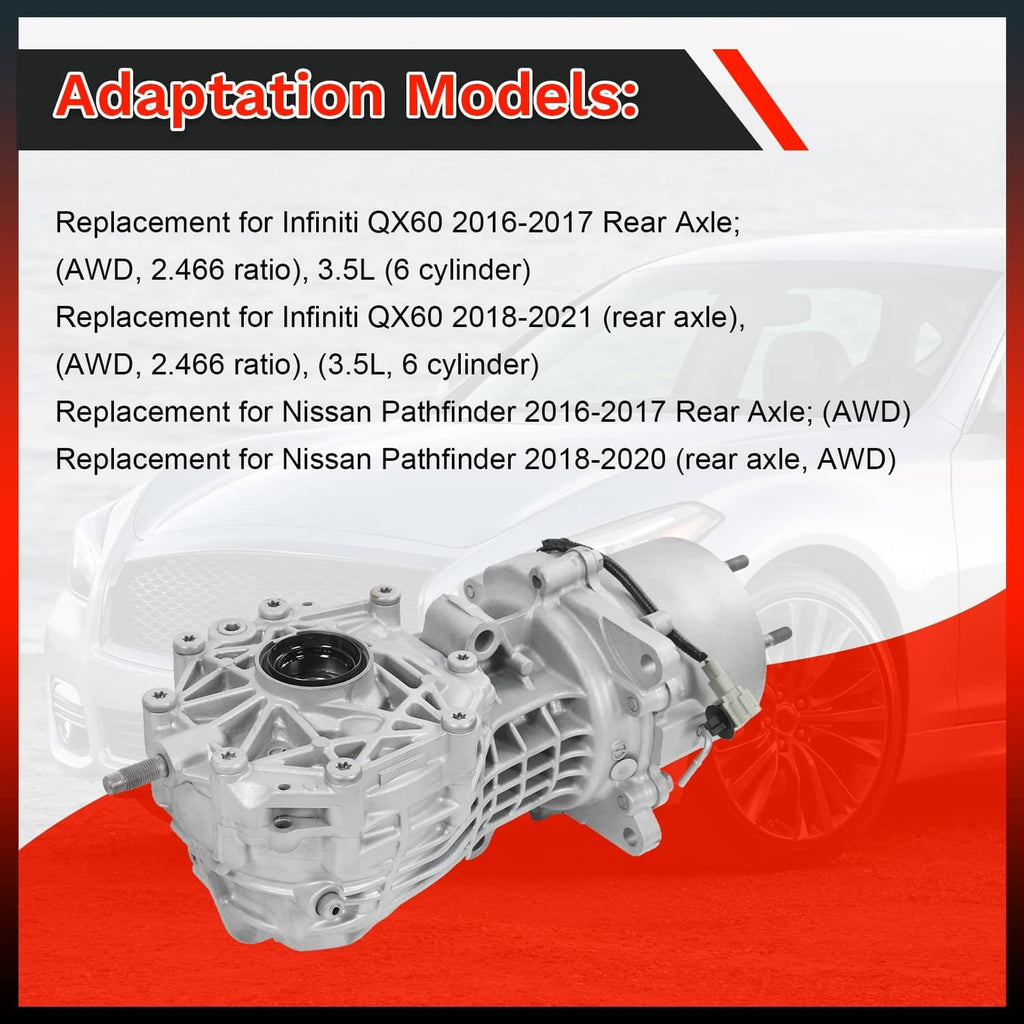 Rear axle ratio differential carrier assembly with circular cover opening and bolt bosses