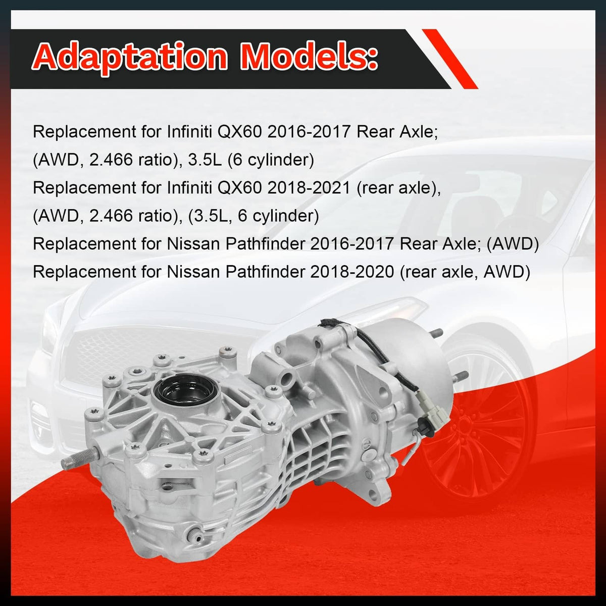 Rear axle ratio differential carrier assembly with circular cover opening and bolt bosses
