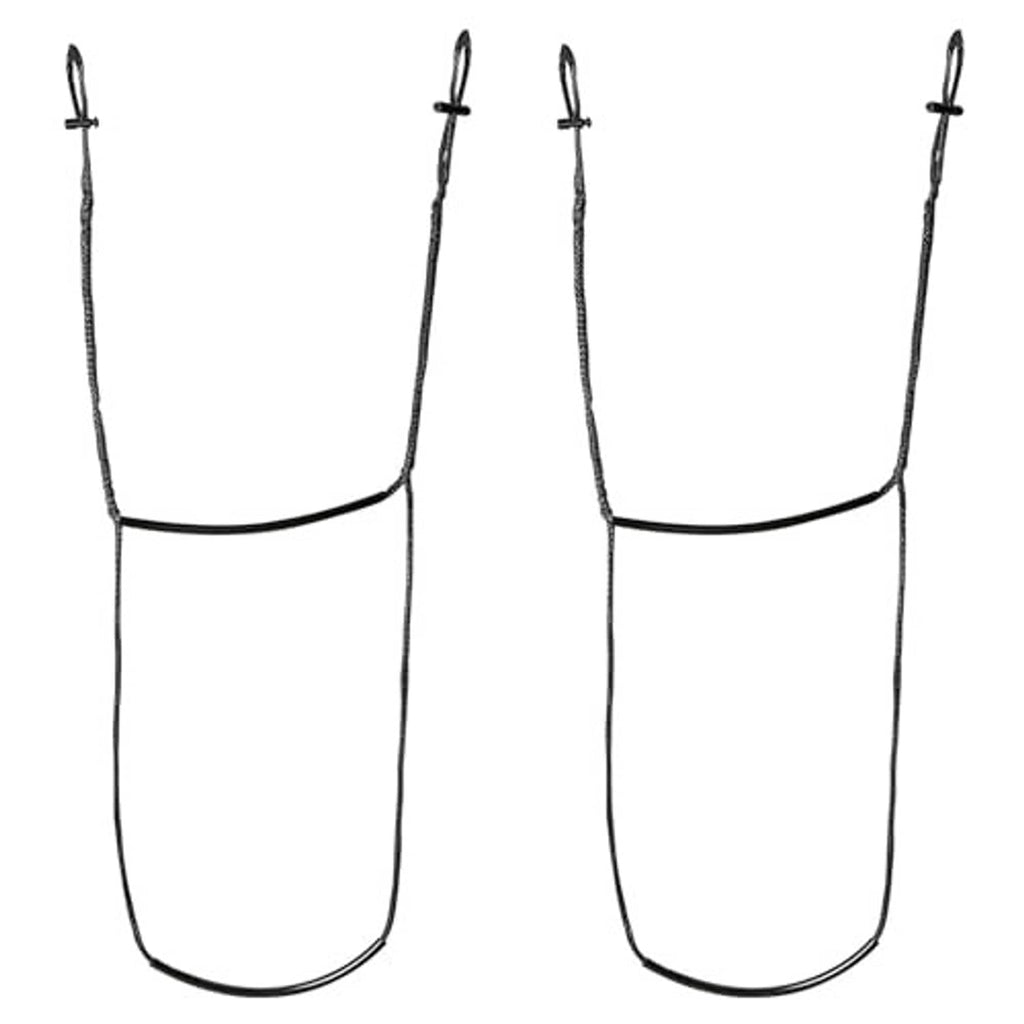 Pair of cable climbing aider stirrups with textured loop handles