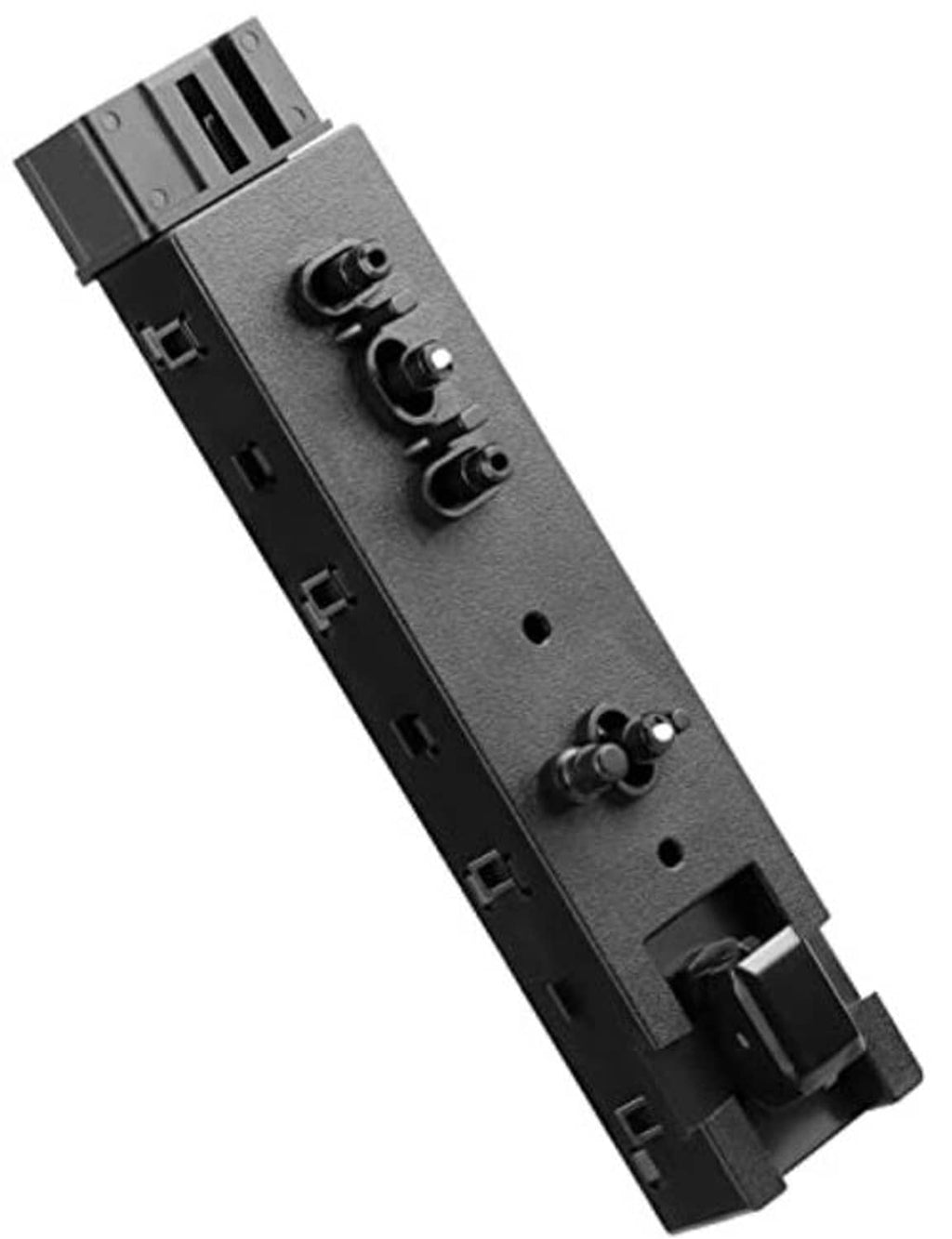 Left driver-side power seat switch replacement module, black switches and mounting tabs