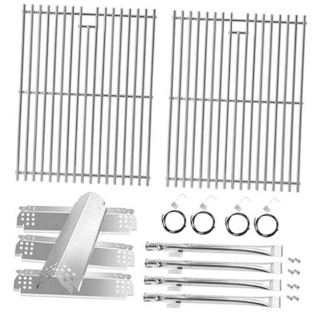 Nexgrill 4-burner stainless steel grill grates and heat plates with burners