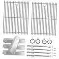 Nexgrill 4-burner stainless steel grill grates and heat plates with burners