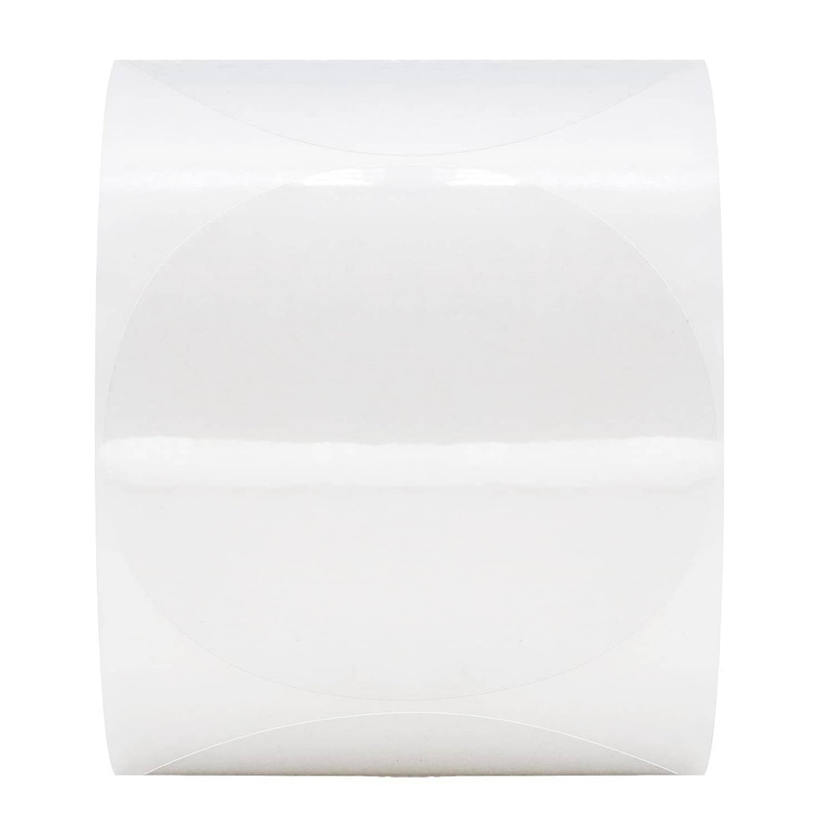 Clear circular seal sticker sheet, transparent 2-inch round labels