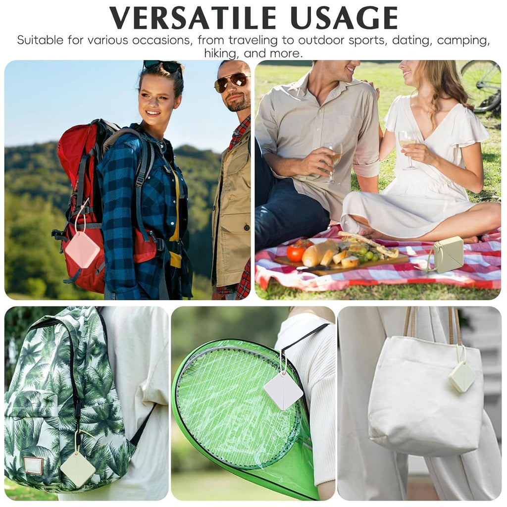 Soap sheet dispenser boxes for travel, camping, outdoor use, and picnic hand washing