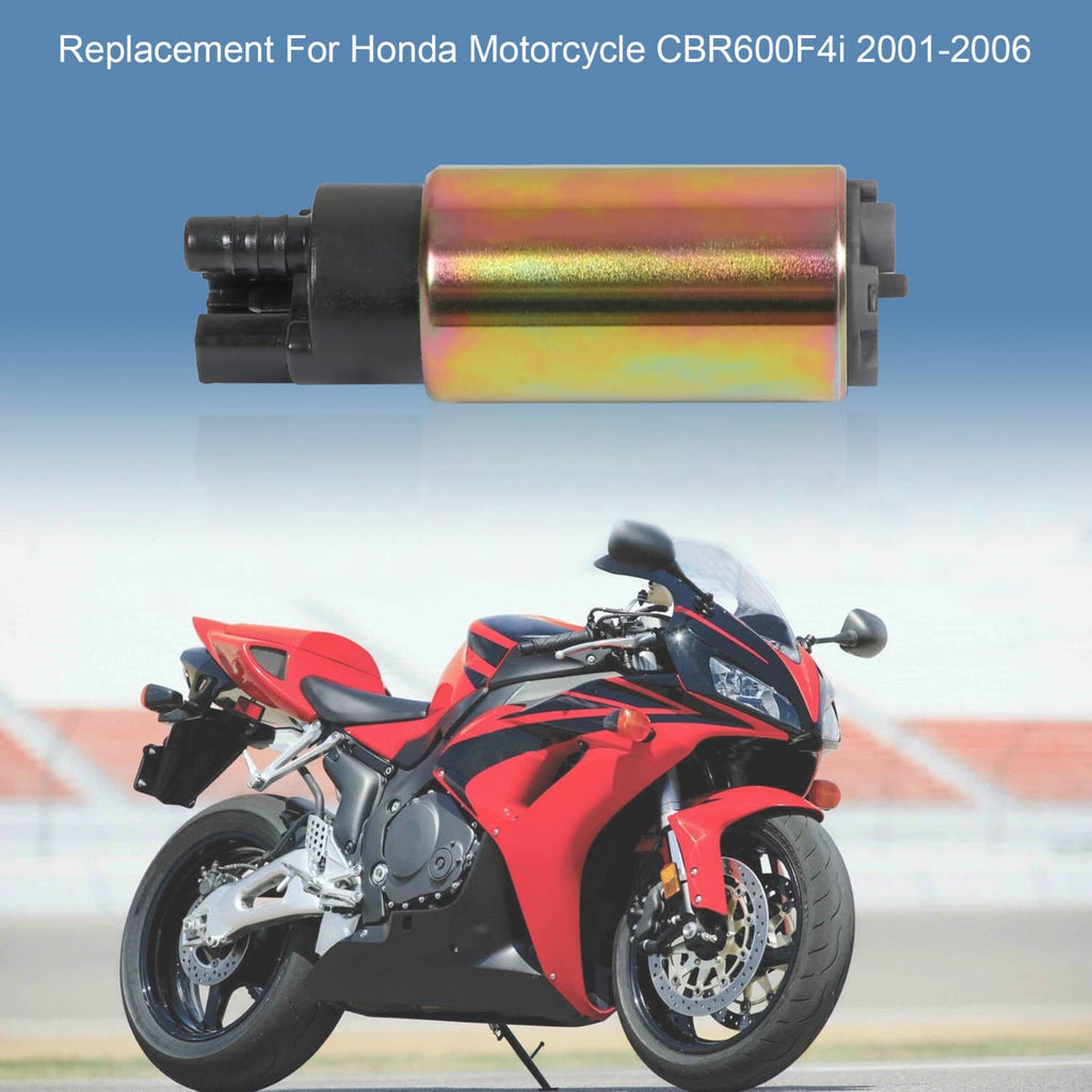 Electric fuel pump with strainer screen and motorcycle-style mounting connection