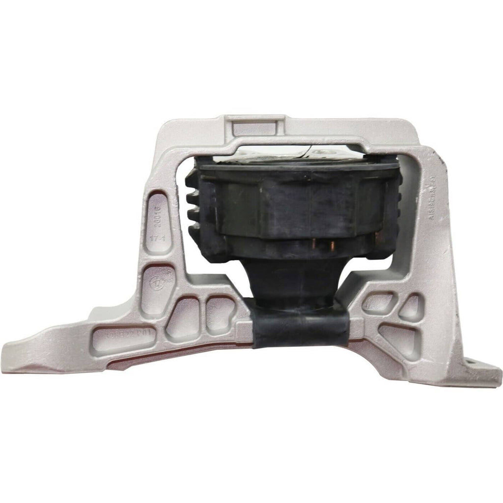 Front motor mount showing black rubber insert inside silver metal frame