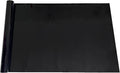 Black static-cling aquarium background sheet, unrolled roll with curved edges
