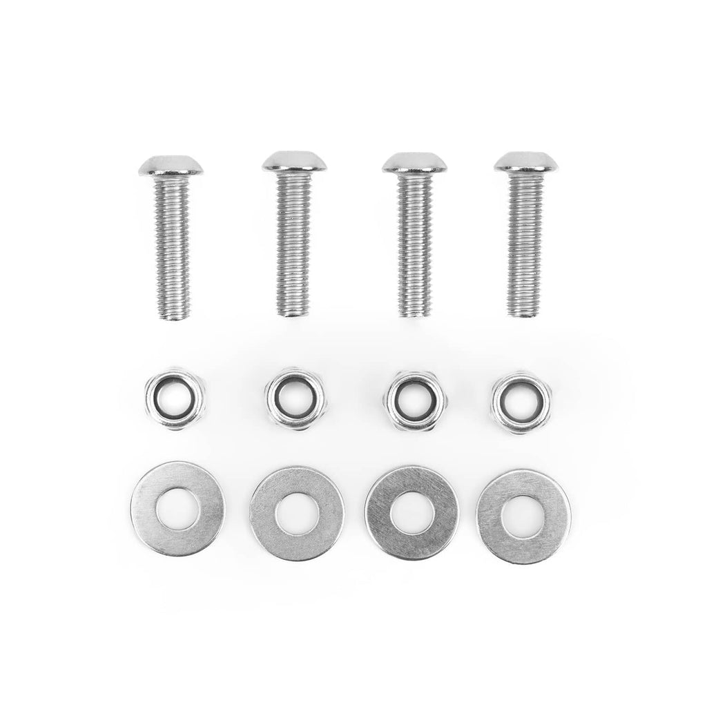 Rear grab bar bumper mounting hardware set with bolts and washers
