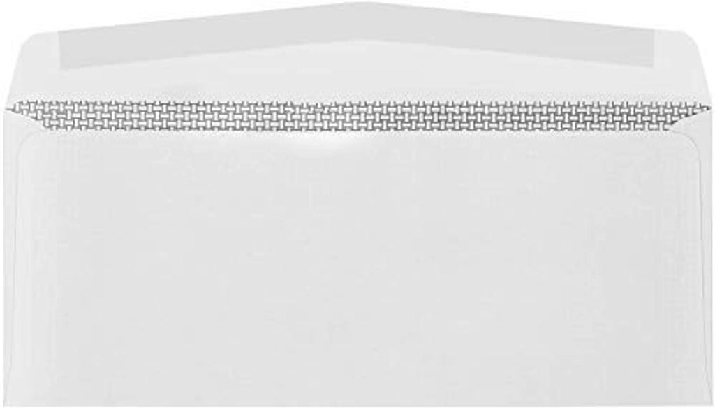 Security envelope No. 10 with patterned security seal along flap edge
