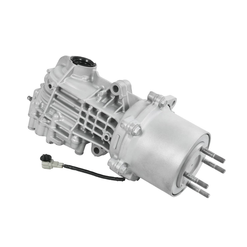 Rear axle differential carrier assembly with mounting flange and axle output shafts