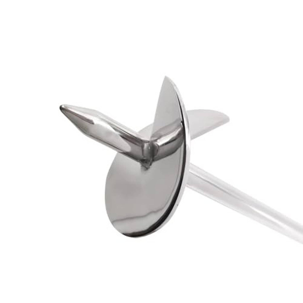 Stainless steel spiral sand anchor auger tip