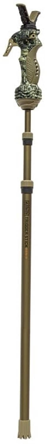 Camo adjustable monopod shaft with trigger head and padded grip sections