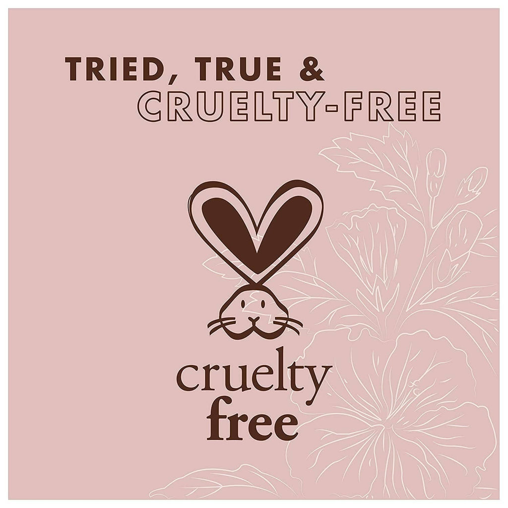 Product packaging label: tried, true & cruelty-free with cruelty-free symbol