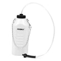 Brake bleeder bottle with clear tube and black cap, 1 L reservoir size