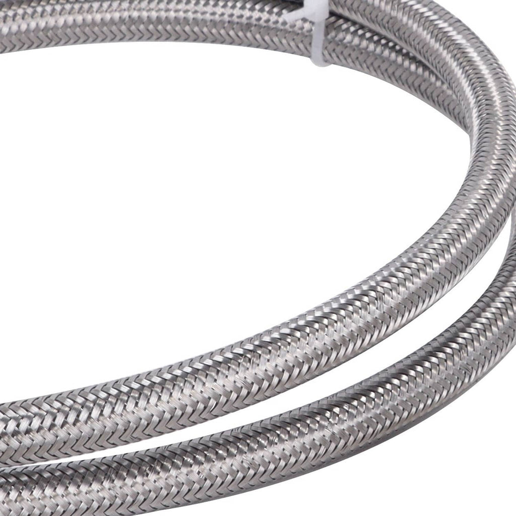 Stainless braided turbo oil feed line hose