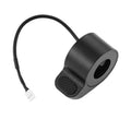 Black electric scooter thumb throttle accelerator with cable and connector plug