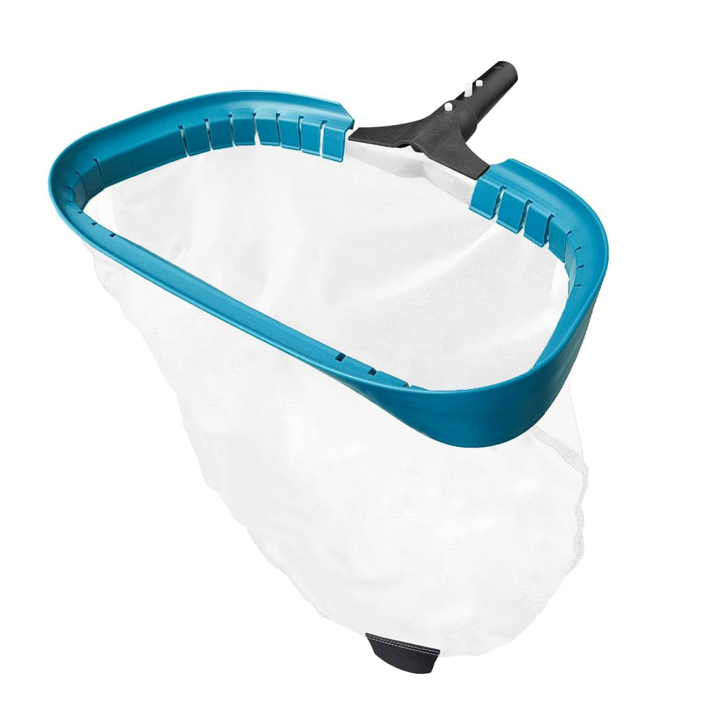 POOLWHALE 14 in pool skimmer rake with ultra-fine mesh net, teal frame