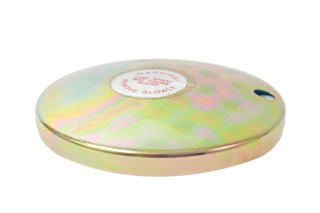 Round iridescent vented cap top only with small side opening